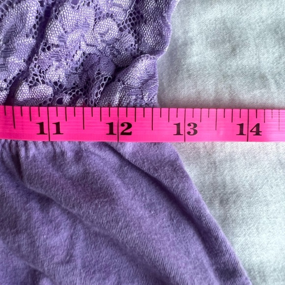 Lavender Lace-Trim Cami Women’s Tank Top, Size Small - Picture 11 of 15